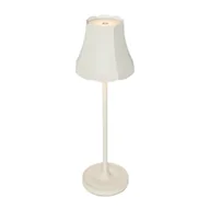 Lampy stojące - QAZQA Lampa stołowa retro do ładowania IP44 kremowa - Granny - miniaturka - grafika 1
