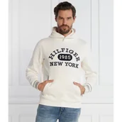 Bluzy męskie - Tommy Hilfiger Bluza MONOTYPE COLLEGIATE HOODIE | Regular Fit - miniaturka - grafika 1