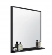 Lustra - Lustro ścienne czarny mat 70x60cm - miniaturka - grafika 1