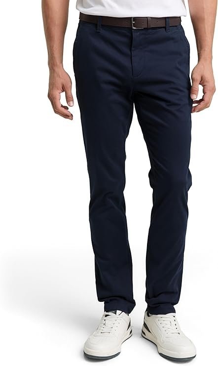 TOM TAILOR GRANATOWE SPODNIE CHINOS MĘSKIE MATERIAŁ 36/34 7BA