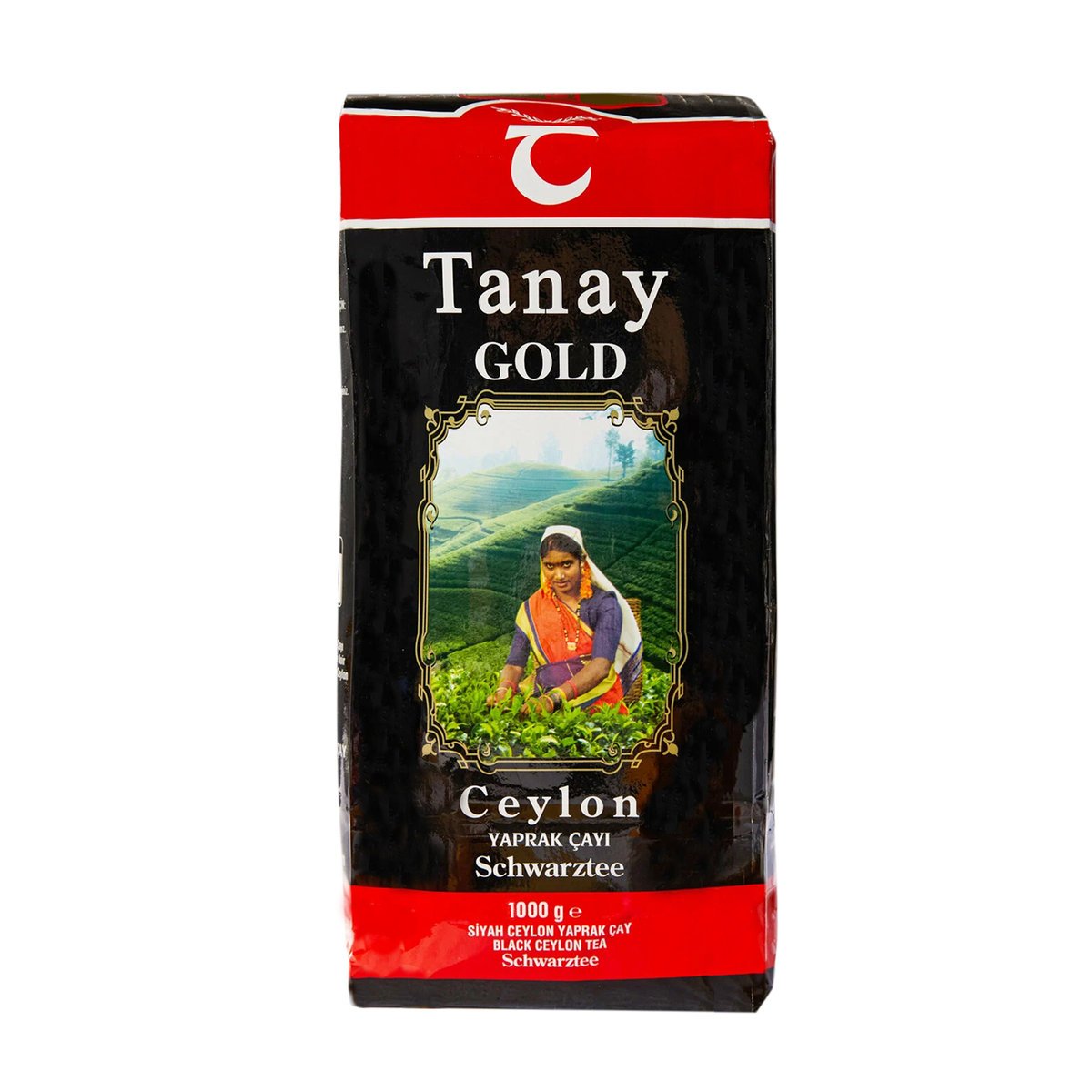 Herbata Czarna Liściasta Ceylon Gold 1000g Tanay