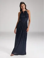 Sukienki - Swing Sukienka wieczorowa 5AE07200 Granatowy Regular Fit - miniaturka - grafika 1