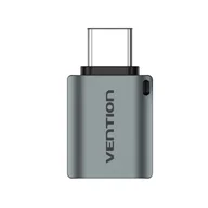 Adaptery i przejściówki - Vention CDQH0 zmieniacz płci / kabli USB C USB A Szary - miniaturka - grafika 1