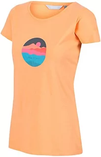 Koszulki i topy damskie - Regatta Damska koszulka Breezed II, Papaya, 12 - grafika 1
