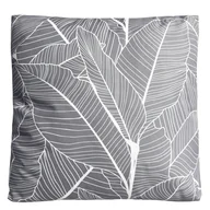 Poduszki ogrodowe - Sun Garden Poduszka ogrodowa dekoracyjna Verena 45x45 cm szara w liście - miniaturka - grafika 1