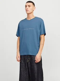 Jack & Jones Koszulka w kolorze niebieskim - Koszulki męskie - miniaturka - grafika 1