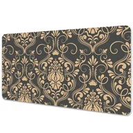 Podkładki na biurko - Podkładka na całe biurko Złoty ornament 120x60 cm - miniaturka - grafika 1