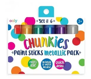 Farby w kredce Chunkies Paint Sticks Metallic 6szt - Przybory szkolne - miniaturka - grafika 2