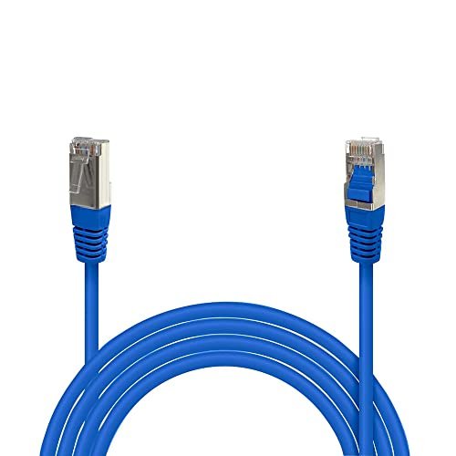 Waytex 33516 Kabel sieciowy RJ45 Cat6 Ekranowany FTP 3 m Niebieski