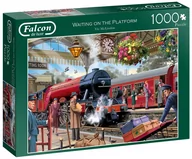 Puzzle - Jumbo Puzzle 1000 Falcon Czekając na pociąg - miniaturka - grafika 1