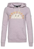 Bluzy damskie - Superdry Vintage Nostalgia Hood Bluza damska, Atlantica Purple Snowy, 34 - miniaturka - grafika 1