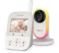 Elektroniczne nianie i monitory oddechu - Gigaset Baby 300 Video cream white/warm grey - miniaturka - grafika 1