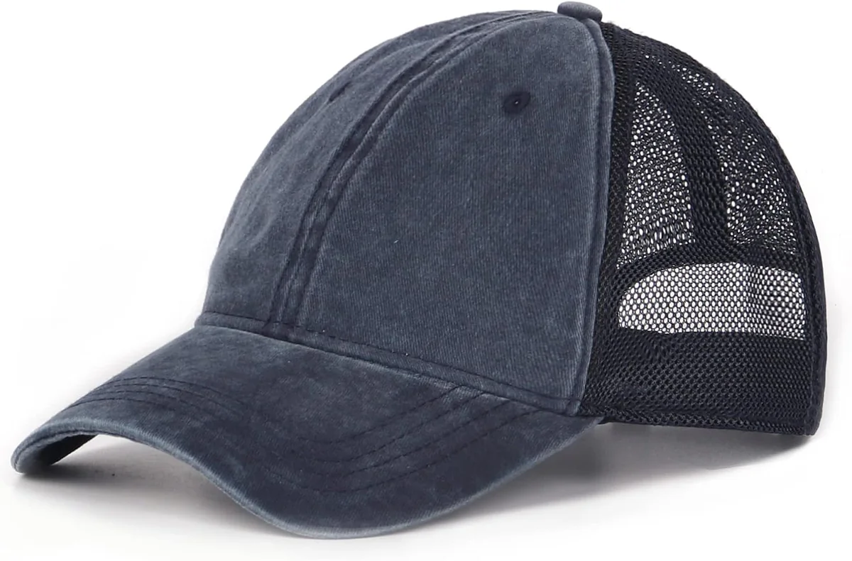 CZAPKA Z DASZKIEM XXL TRUCKER REGULOWANA 60-65 CM LETNIA