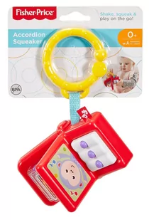 Fisher Price Grzechotka Piszczałka Akordeon DRD88 - Grzechotki dla dzieci - miniaturka - grafika 1