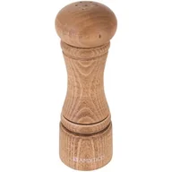 Pojemniki na przyprawy - Dudson Solniczka drewniana 15 cm kasztan Chess - miniaturka - grafika 1