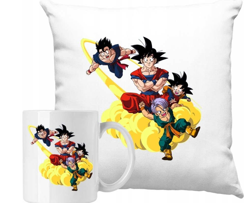 ZESTAW PODUSZKA + KUBEK Dragon Ball Pomysł Na Prezent +IMIĘ #2