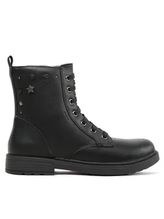 Geox Botki Jr Eclair J169QQ 00054 C9999 D Czarny - Buty dla chłopców - miniaturka - grafika 1