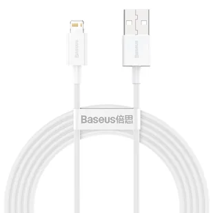 Baseus Superior Series USB do Lightning, 2.4A, 2m biały - Kable USB - miniaturka - grafika 1