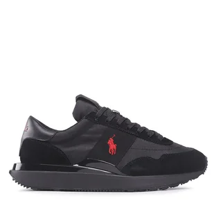 Sneakersy Polo Ralph Lauren Train 89 809878008005 Czarny - Sneakersy męskie - miniaturka - grafika 1