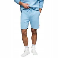 Spodenki męskie - Szorty dresowe unisex ze ściągaczem w pasie błękitne OU-SRBC-0101 V8 XL/XXL - miniaturka - grafika 1