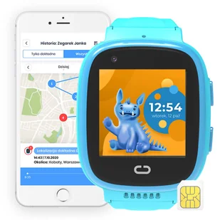 Locon GJD.13N Niebieski - Smartwatch - miniaturka - grafika 1