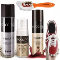 Środki do obuwia i ubrań - Zestaw do Renowacji Butów Zamszu Nubuku Bordowy Spray Ravvivant 250ml - miniaturka - grafika 1