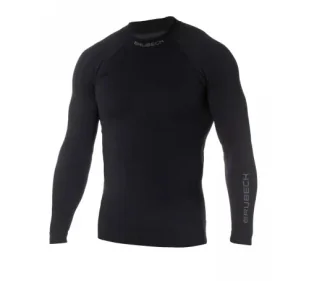 Longsleeve Termoaktywny Męski Brubeck EXTREME THERMO - Czarny - Bielizna sportowa męska - miniaturka - grafika 1