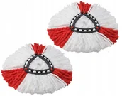 Miotły, szufle, mopy - 2X Wkład Do Mopa Vileda Obrotowego Końcówka Zapas - miniaturka - grafika 1