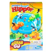 Gry planszowe - Głodne Hipcie. Wersja kieszonkowa Hasbro - miniaturka - grafika 1