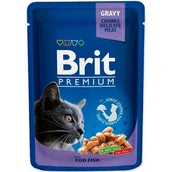Mokra karma dla kotów - Brit Premium Cat Adult Cod Fish Dorsz Saszetka 100G - miniaturka - grafika 1