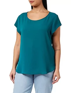 Bluzki damskie - Only Kobiety Onlvic Bluzka, Deep Teal, 44 - grafika 1