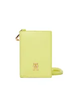 Etui na dokumenty i karty - Tommy Hilfiger Etui na karty kredytowe Th Icon Cc Holder W/Strap AW0AW18480 Zielony - miniaturka - grafika 1