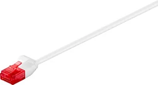 MicroConnect RJ-45/RJ-45 kat.6 U/UTP Biały 3m V-UTP603W-SLIM - Patchcordy - miniaturka - grafika 1