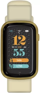 Techmade TM-STEPS-GD Steps Beżowy - Smartwatch - miniaturka - grafika 1