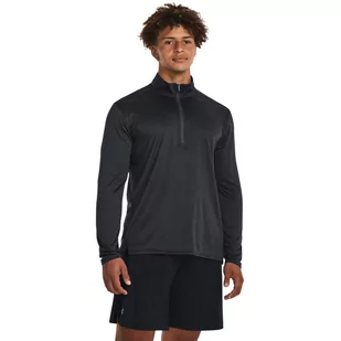 Męski longsleeve treningowy Under Armour UA Tech Vent 1/2 Zip - czarny - UNDER ARMOUR - Koszulki sportowe męskie - miniaturka - grafika 1