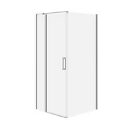 Kabiny prysznicowe - Kabina prysznicowa Cersanit Moduo 90x90x195 kwadratowa lewa chrom transparentne S601-212 - miniaturka - grafika 1