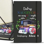 Notesy i bloczki - Notes Notatnik A5 Czar DLA NAUCZYCIELA IMIĘ Wzory - miniaturka - grafika 1