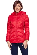Kurtki damskie - Wrangler, Kurtka damska, Short Puffer Salsa Red W4124V5Wn, rozmiar L - miniaturka - grafika 1