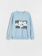 Bluzy dla chłopców - Reserved - Bluza oversize Pokémon - jasnoniebieski - miniaturka - grafika 1