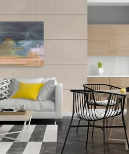 120x60 cm DS - (cappuccino) - płyta beton architektoniczny ultralekka - Elewacje - miniaturka - grafika 1