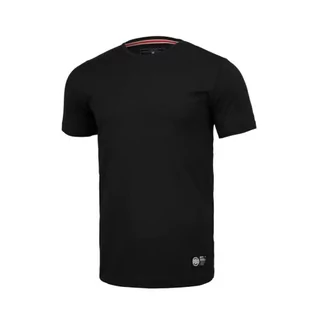 Koszulki sportowe męskie - Pit Bull T-Shirt Koszulka NO LOGO 190 Czarna - grafika 1