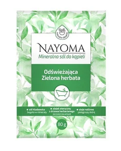 Nayoma sól do kąpieli Zielona Herbata 80 g - Aromaterapia - miniaturka - grafika 1
