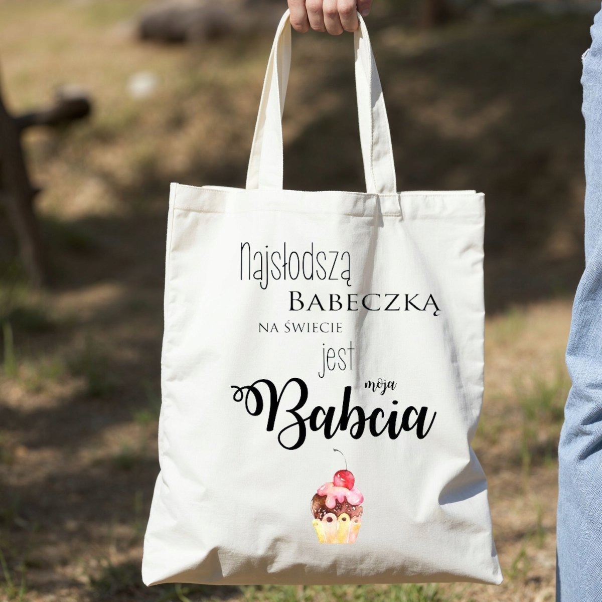 Torba z nadrukiem/bawełniana DLA BABCI/DZIADKA DZIEŃ BABCI/DZIEŃ DZIADKA #6