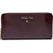 Portfele - Patrizia Pepe Skórzany portfel - miniaturka - grafika 1