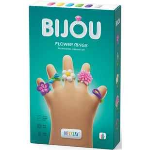 Hey Clay, Bijou, Flower Rings, masa plastyczna - Masy plastyczne - miniaturka - grafika 1
