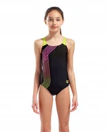 Stroje kąpielowe dla dziewczynek - Dziewczęcy strój kąpielowy jednoczęściowy na basen Arena Sound Track R.164 - miniaturka - grafika 1