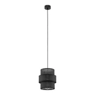 Lampy sufitowe - Smukła, czarna lampa wisząca do sypialni TK 5306 z serii CALISTO BLACK - miniaturka - grafika 1