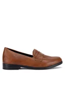 Mokasyny damskie - Rieker Lordsy 46260-22 Brązowy - miniaturka - grafika 1