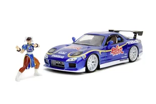 JADA STREET FIGHTER 1993 MAZDA RX-7 + FIGURKA CHUN-LI 1:24 5062 - Samochody i pojazdy dla dzieci - miniaturka - grafika 1