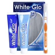 Wybielanie zębów - White Glo NIGHT&DAY ZESTAW PAST WYBIELAJĄCYCH NA DZIEŃ I NA NOC + SZCZOTECZKA - miniaturka - grafika 1